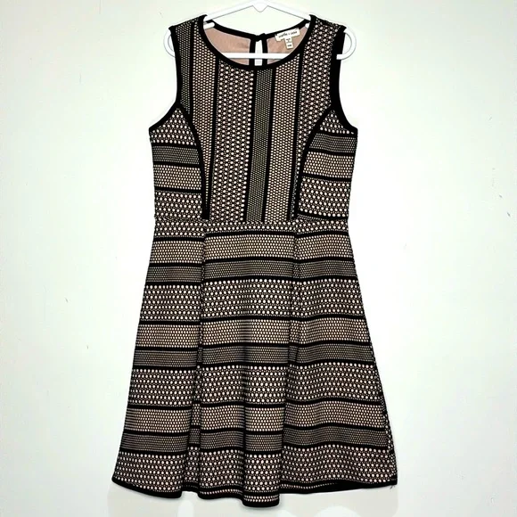 Sophia + Zeke | Dresses | Sophia Zeke Girls Black Tan Lace Fit Flare Formal  Midi Dress Size | Poshmark
